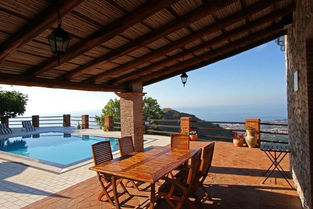 Villa Etna Mare - Pool Villa In Peaceful Location With Breathtaking Views Of The Sea, Mt Etna & Taormina - Italy